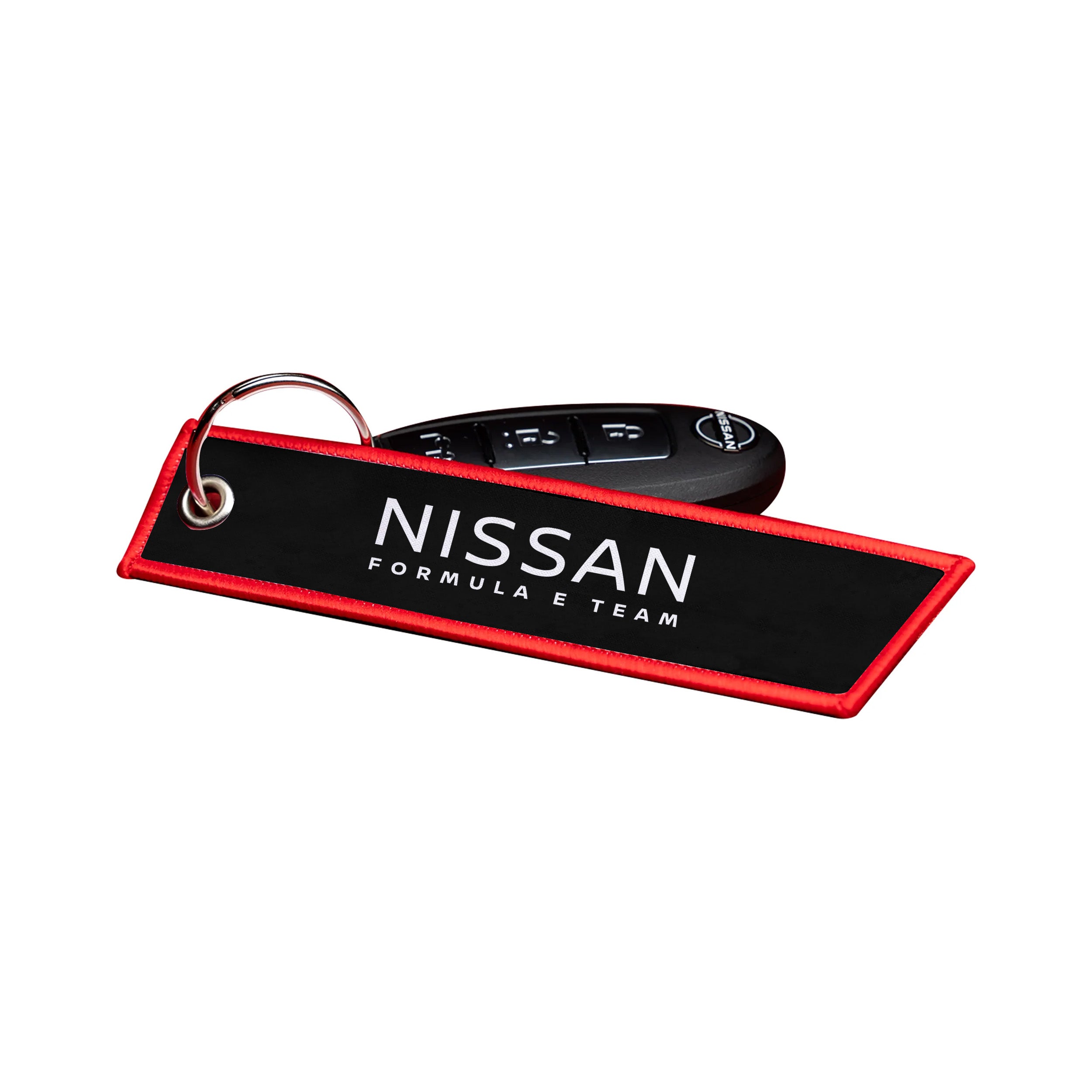 Nissan Formula E Merchandise Woven Tag Black