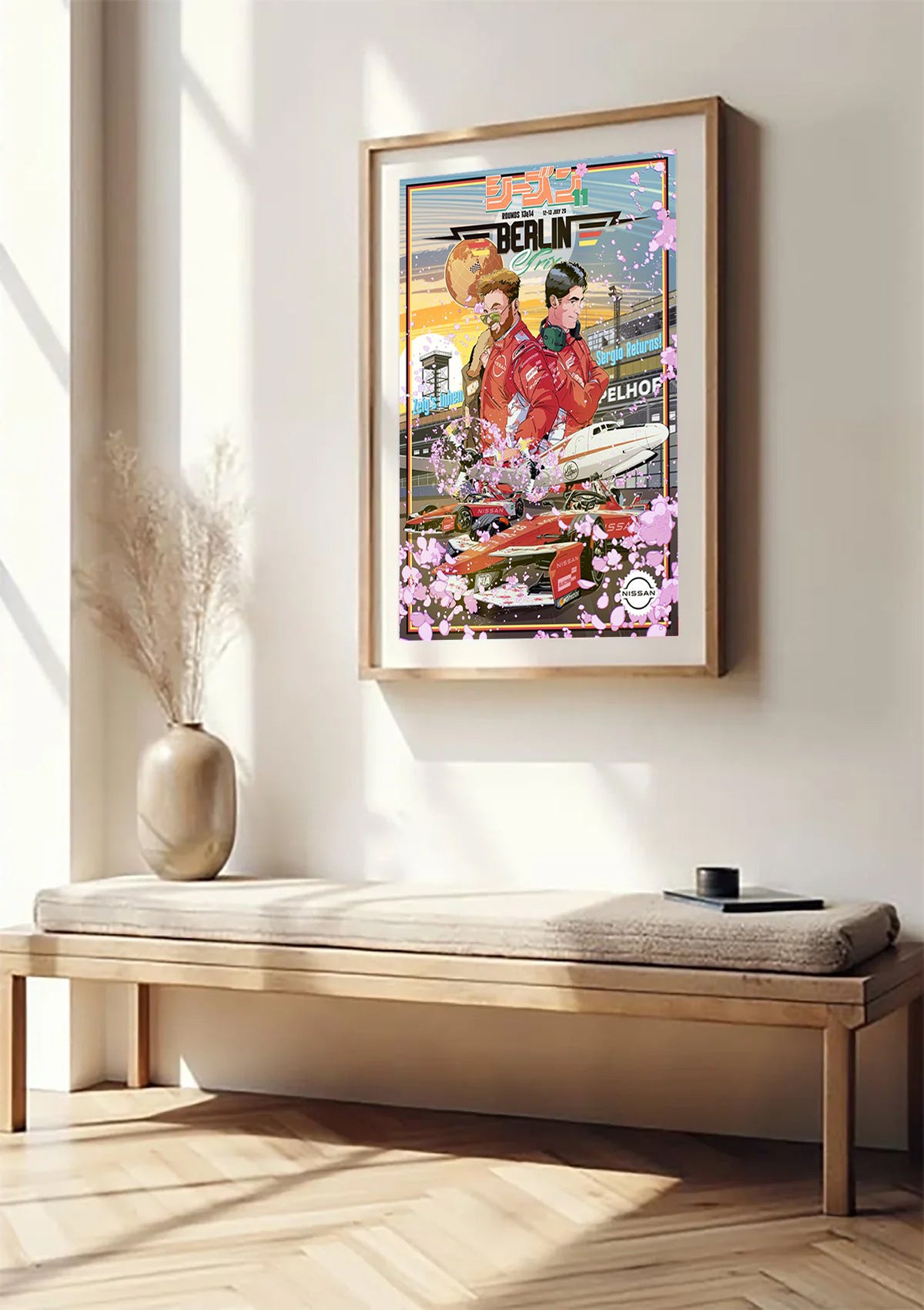 Nissan Formula E S11 Berlin Poster Created By Jalcalara