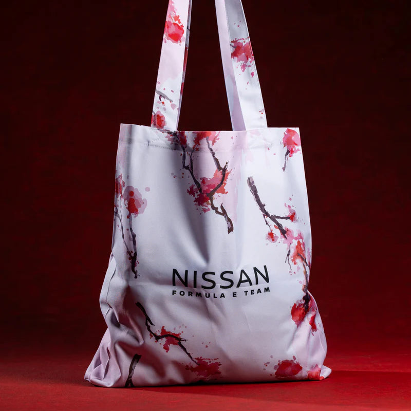 NISSAN FORMULA E S10 MERCHANDISE SAKURA TOTE BAG 7L