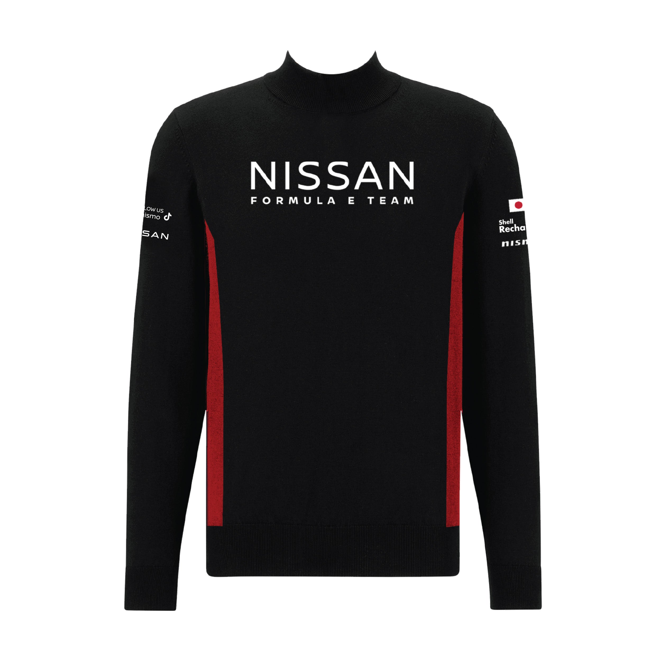 Nissan Formula E Team Replica 1/4 zip Sweatshirt Unisex Black