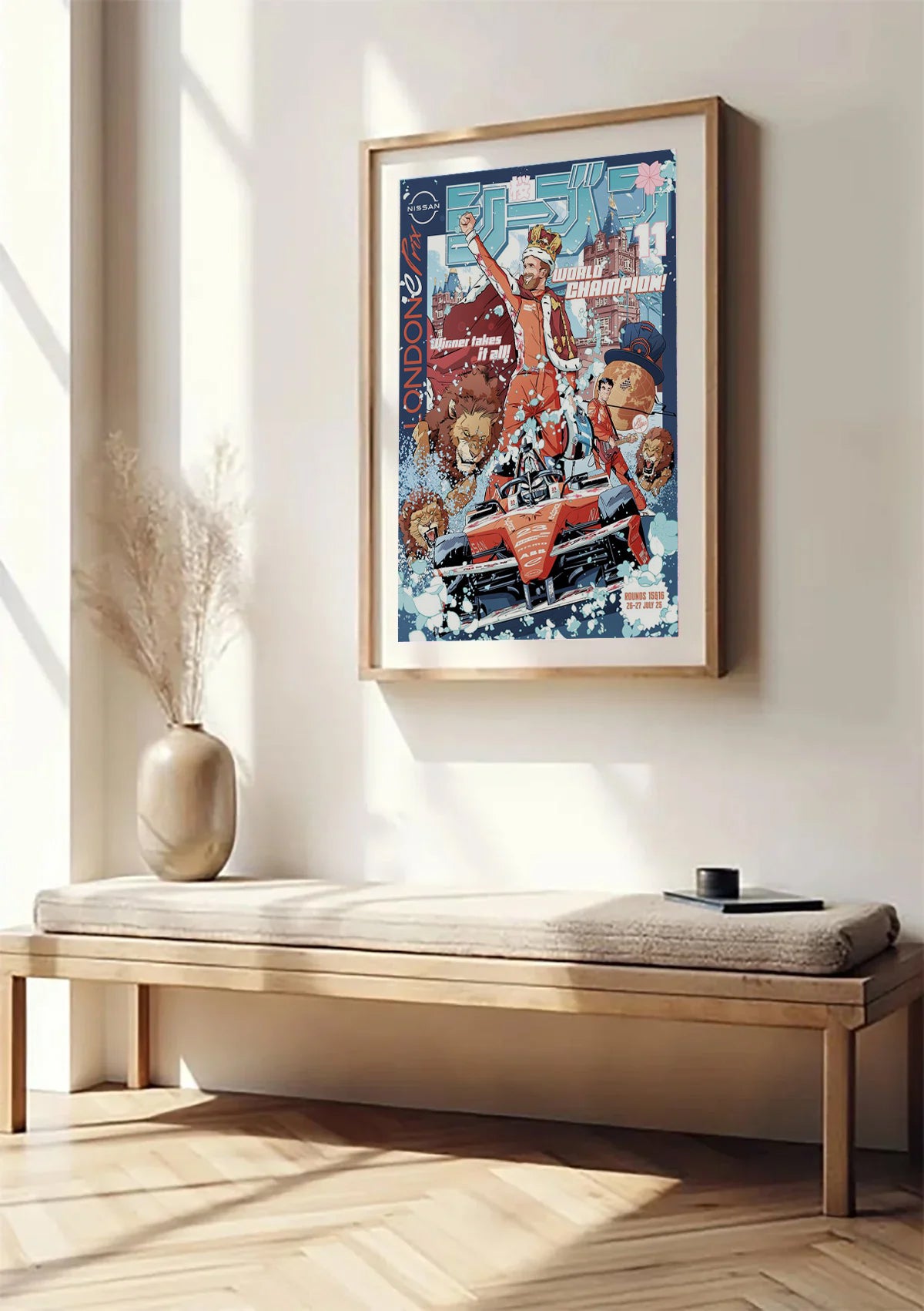 Nissan Formula E S11 London Poster Created By Jalcalara